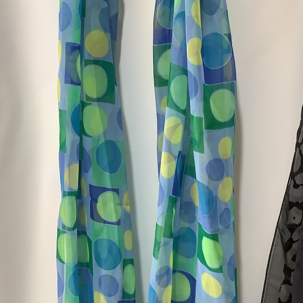 Colorful Patterned Scarves Set - Picture 3 of 6